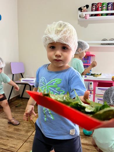 Crianças da Recrear: cozinha: brincar e repartir, Maternal (2 a 4 anos)