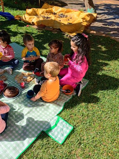 Crianças da Recrear: piquenique, Maternal (2 a 4 anos)